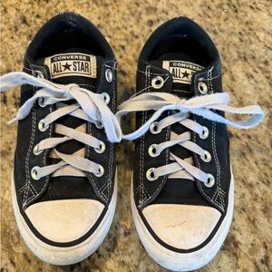 Converse Kids' Classic Black and White Sneakers